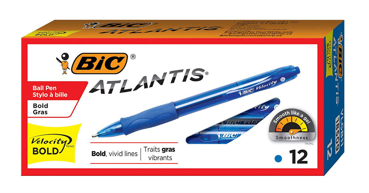 BIC Velocity 12-Count Pens ONLY $5.59 (Reg. $15)