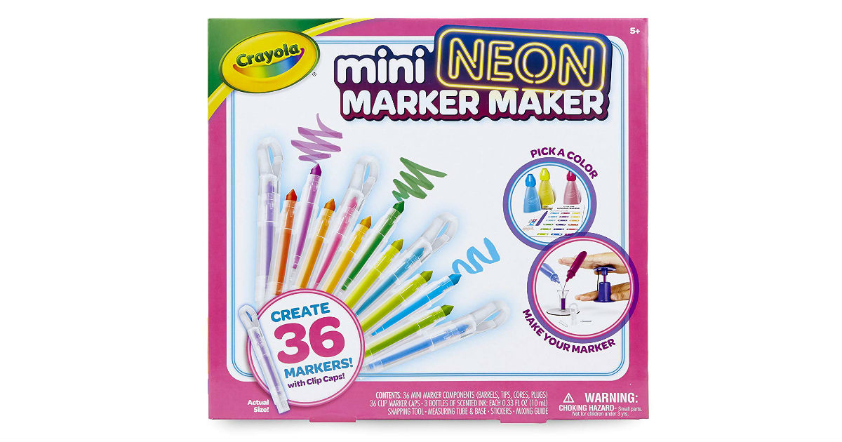 Crayola Mini Neon Markers ONLY $5.99 (Reg. $20)