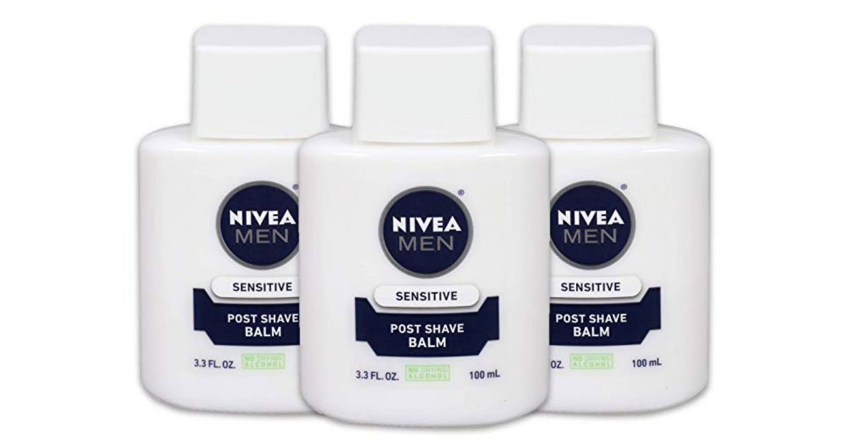 NIVEA Men Sensitive Post Shave Balm 3-Pack ONLY $10.45 Shipped