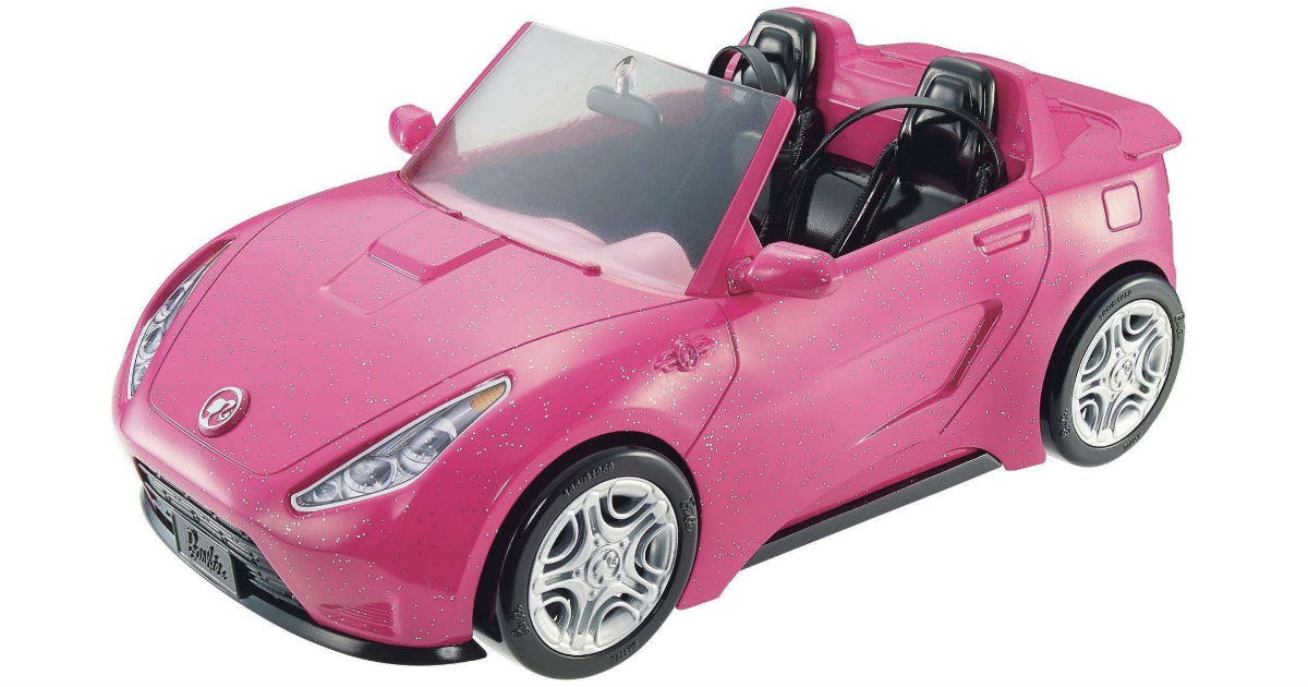 Barbie Glam Convertible Toy Car ONLY $13.79 (Reg $20)