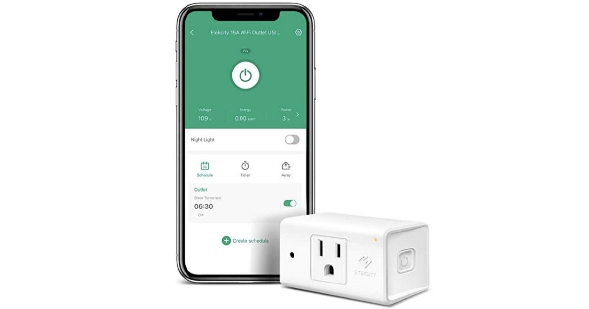 Etekcity WiFi Smart Plug Mini Outlet ONLY $8.60 (Reg $14)