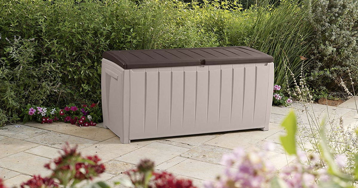 Keter Novel Plastic Deck Storage Box ONLY $54.99 Shipped