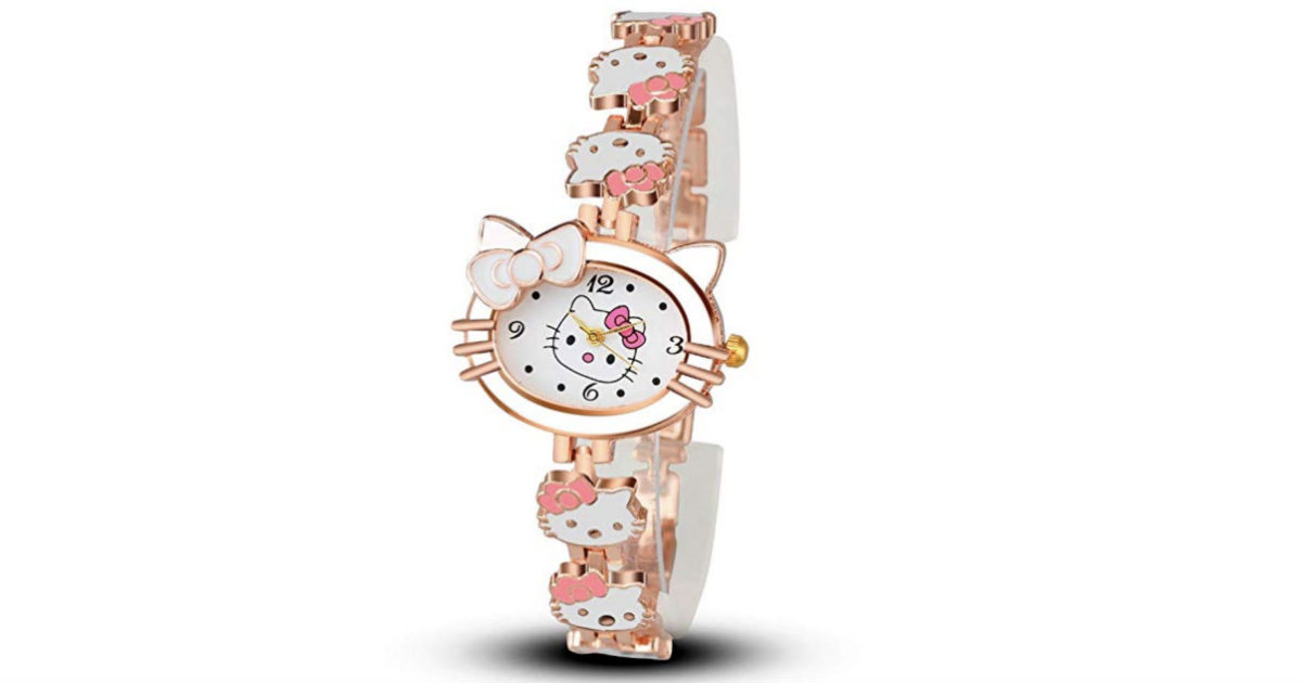 Hello Kitty Quartz Bracelet Watch ONLY $11.99 Shipped