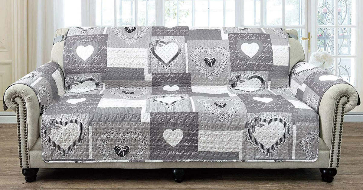 Patchwork Sofa Protector ONLY $23.58 (Reg. $56)