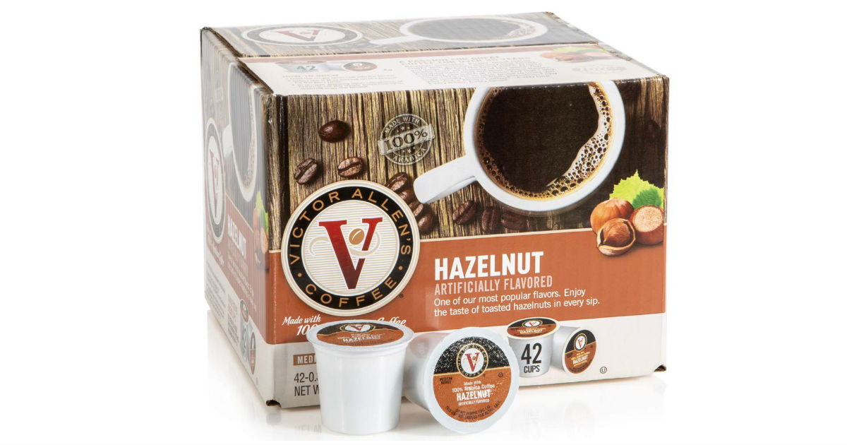 Victor Allen Hazelnut Coffee Pods ONLY $9.94 on Amazon