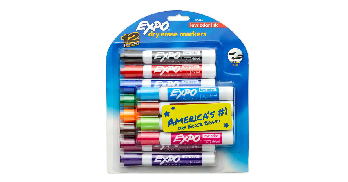 Expo Dry Erase Markers 12-Count ONLY $9.29 (Reg. $18)