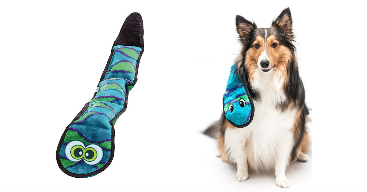 Plush Puppies 3-Squeak Snake ONLY $5.99 (Reg. $13)