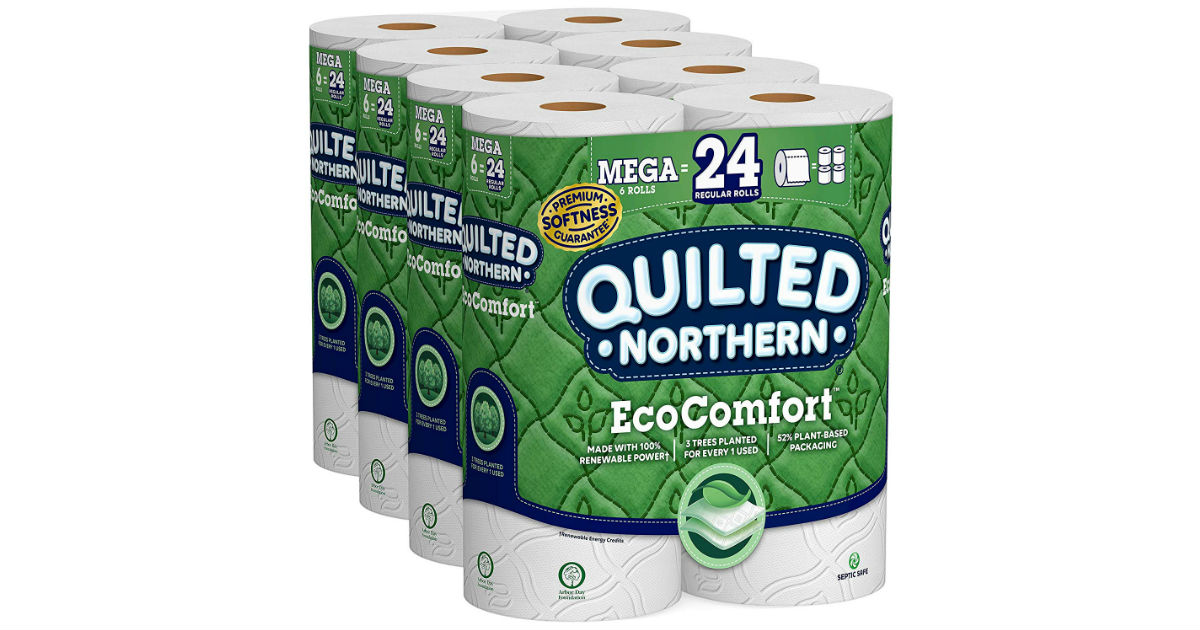 Quilted Northern EcoComfort Toilet Paper 24ct Only $13 Shipped