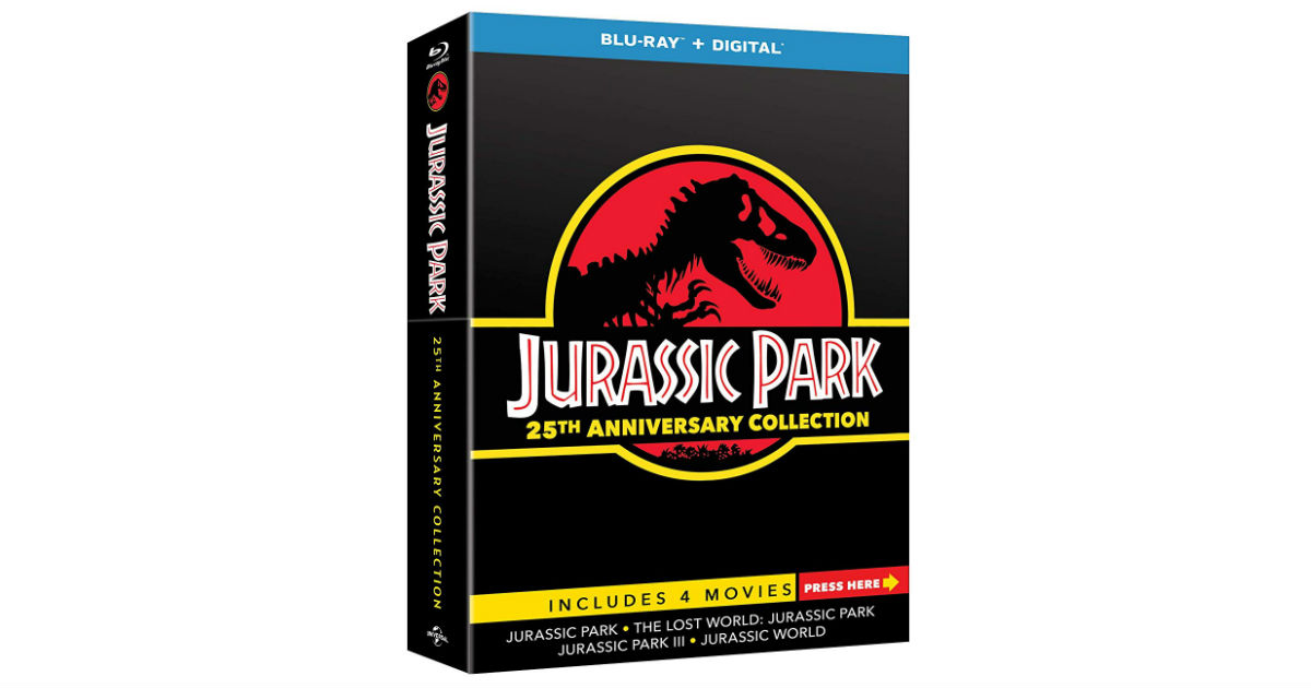 Jurassic Park 25th Anniversary Collection ONLY $21.99 (Reg. $45)