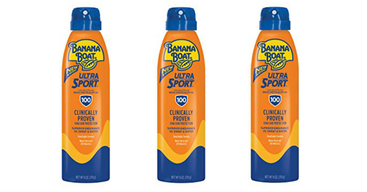 Banana Boat Ultra Sport Sunscreen ONLY $4.60 Shipped