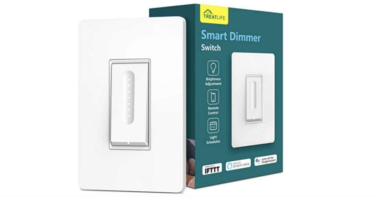 Treatlife Smart WiFi Dimmer Light Switch ONLY $15.94 (Reg $29)