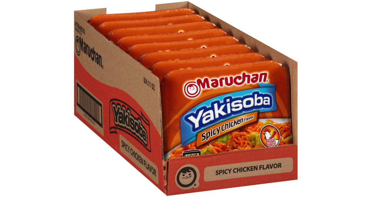 Maruchan Yakisoba Spicy Chicken Flavor 8-Pack ONLY $4.32