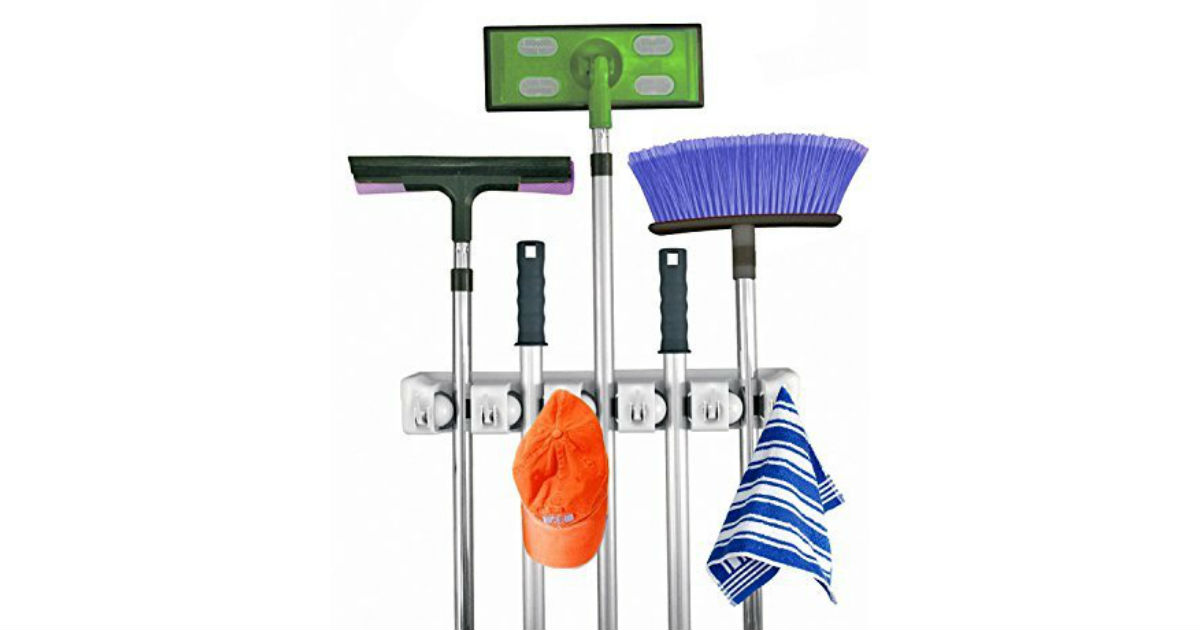 Mop and Broom Holder ONLY $9.00 (Reg. $20)