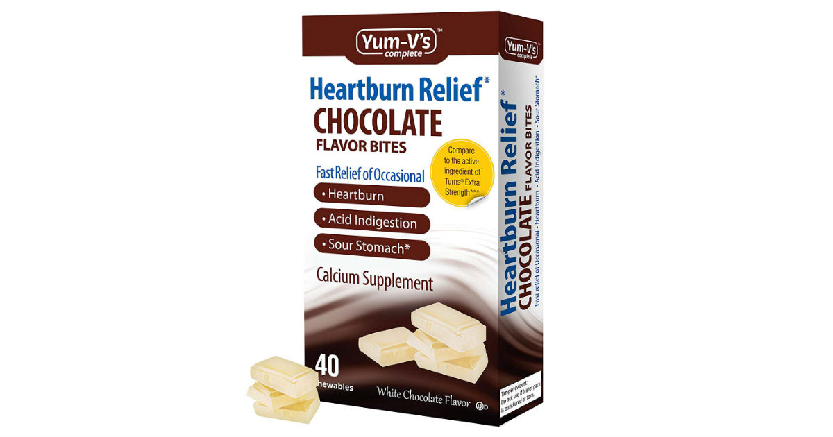 Yum-V's Heartburn Relief ONLY $1.50 (Reg. $10)