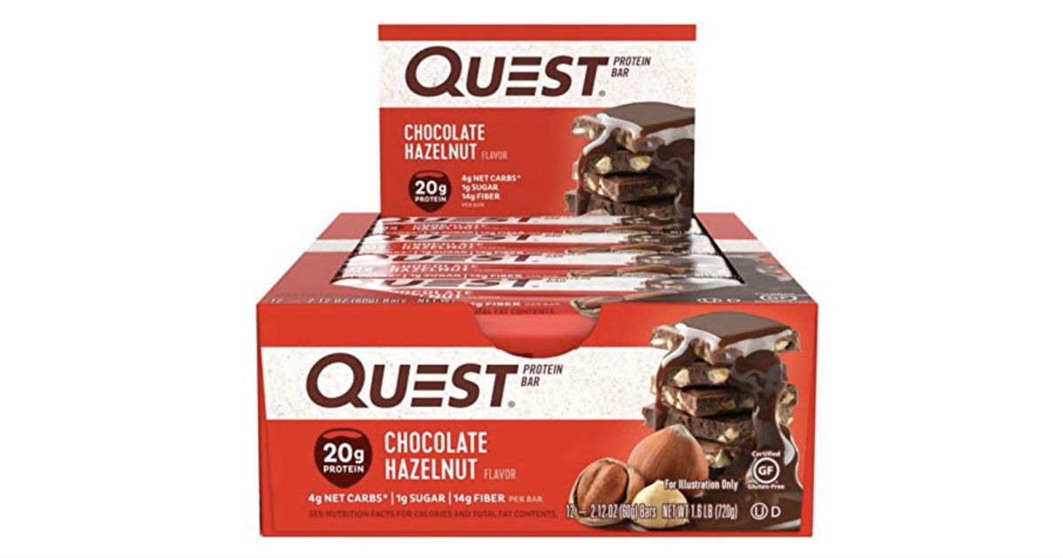 Quest Nutrition Protein Bars 12count ONLY 13.19 Shipped Deals & Coupons