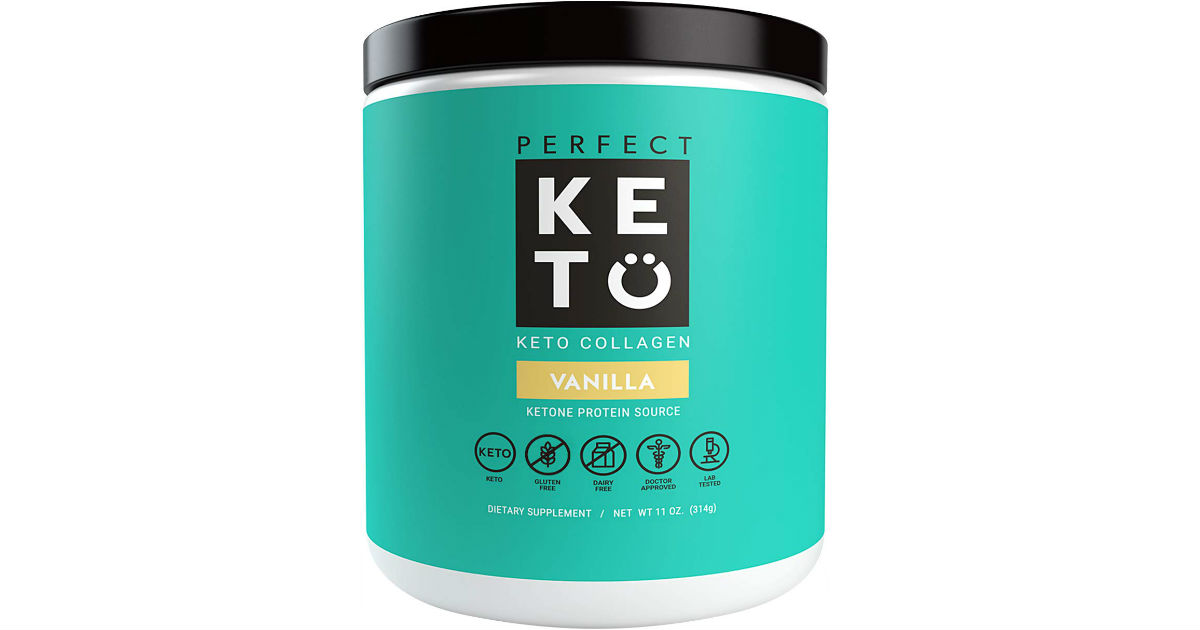 Perfect Keto Collagen Peptides Powder ONLY 7.80 Shipped Daily Deals