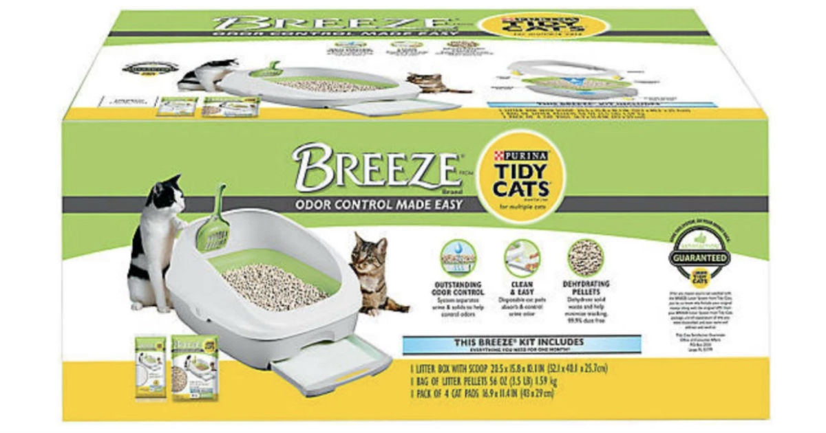 Purina Tidy Cats Breeze Cat Litter Box System Only $16.50