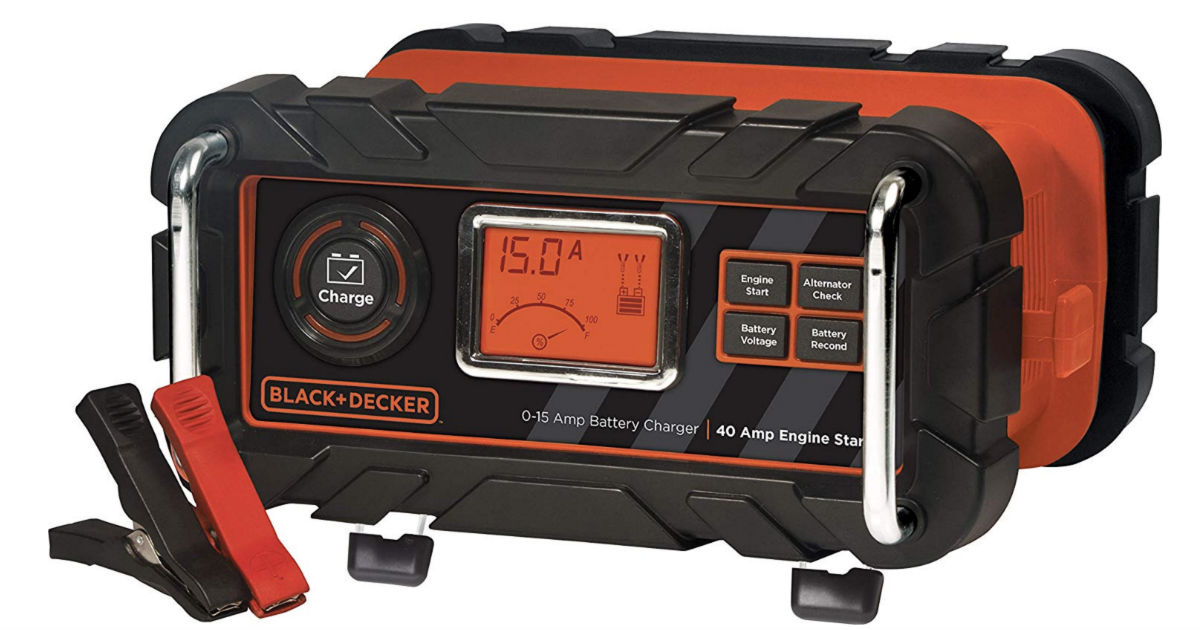 Black+Decker Fully Automatic Bench Battery Charger ONLY $35.98