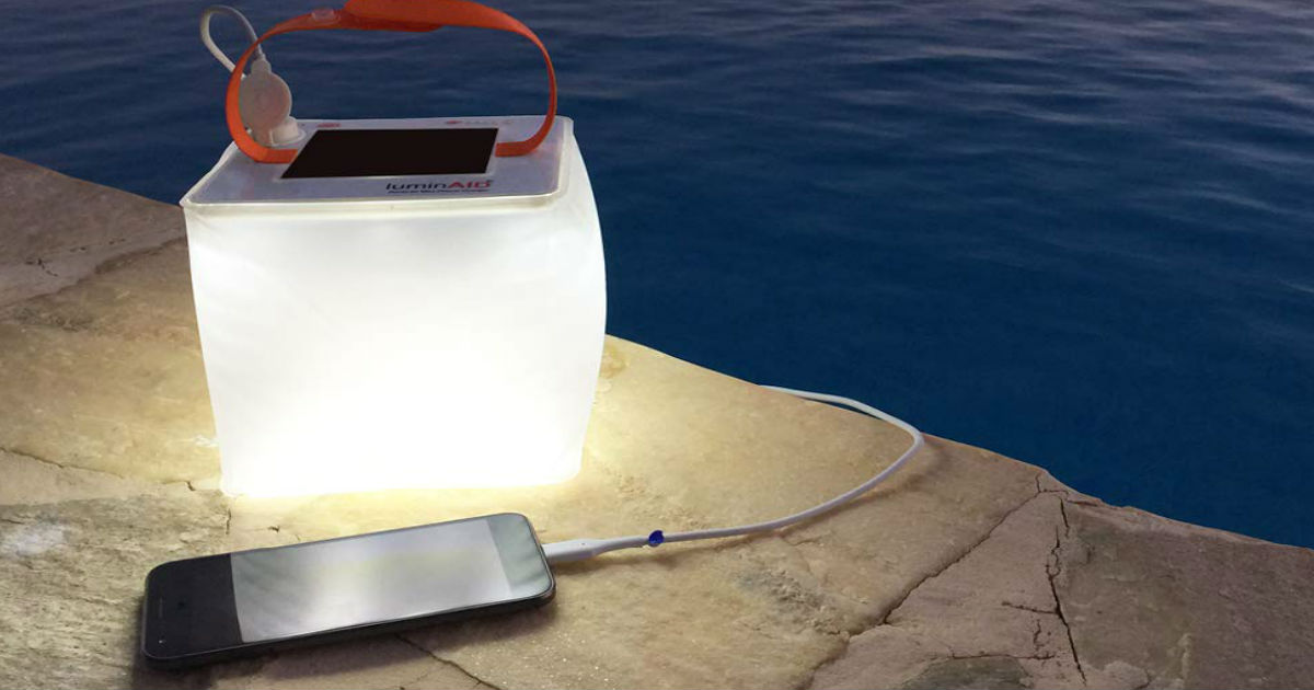 LuminAID 2-in-1 Phone Charger Lantern ONLY $29.95 (Reg. $50)