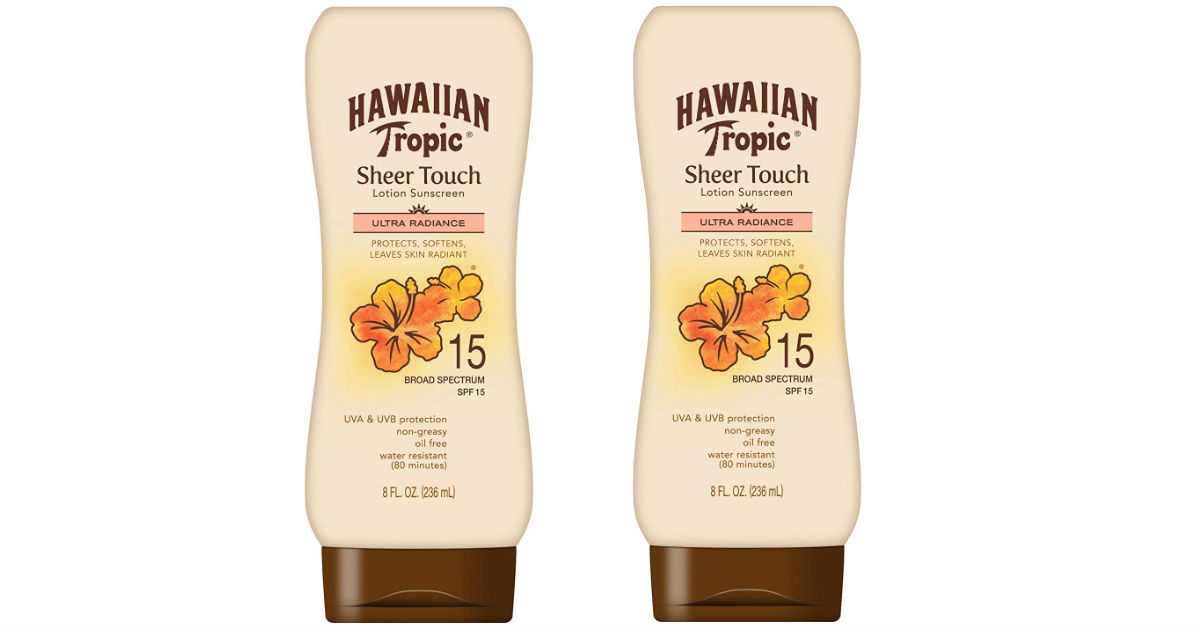 Hawaiian Tropic Moisturizing Sunscreen ONLY $3.13 Shipped