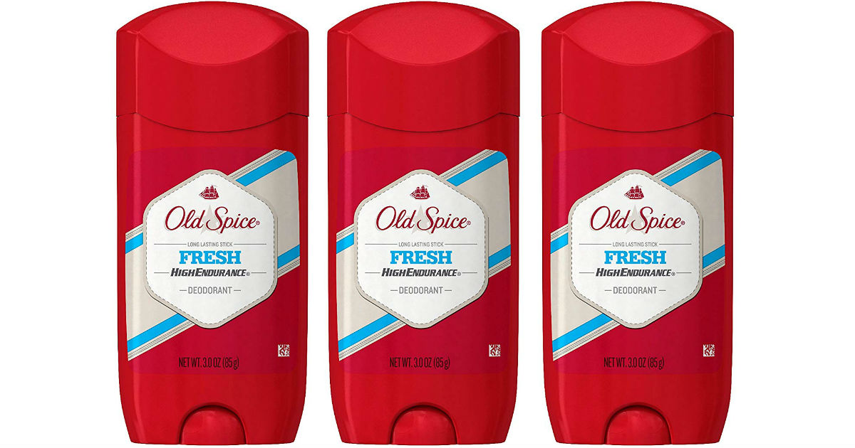 Old Spice Aluminum Free Deodorant for Men 3-Pk ONLY $4.49