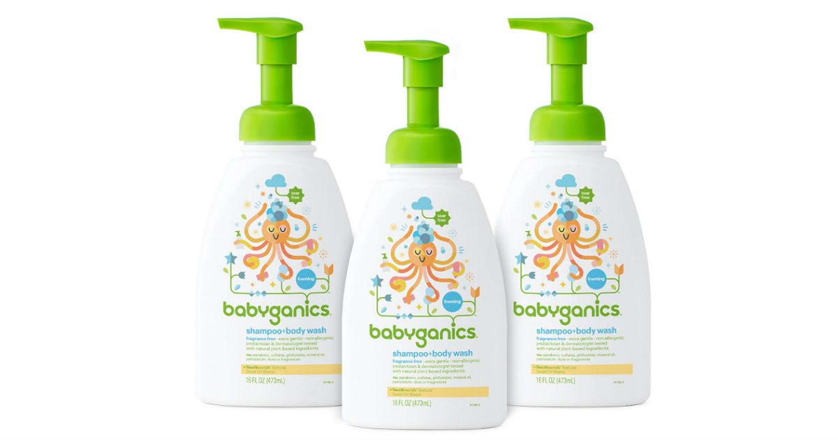 Babyganics Shampoo and Body Wash 3-Pack ONLY $15.67 Shipped