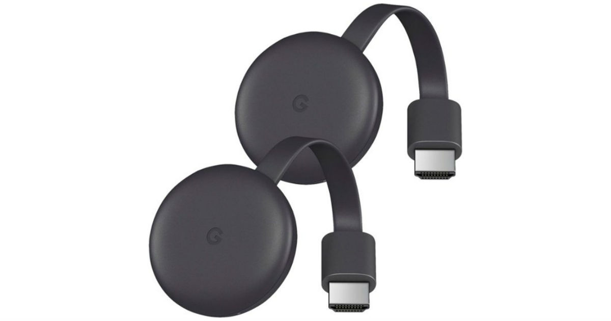Google Chromecast Streaming Media Players 2-Pk ONLY $50 Shipped