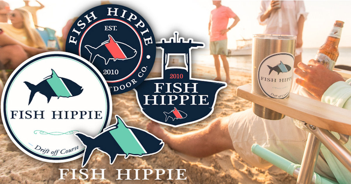 Free Fish Hippie Stickers Free Samples