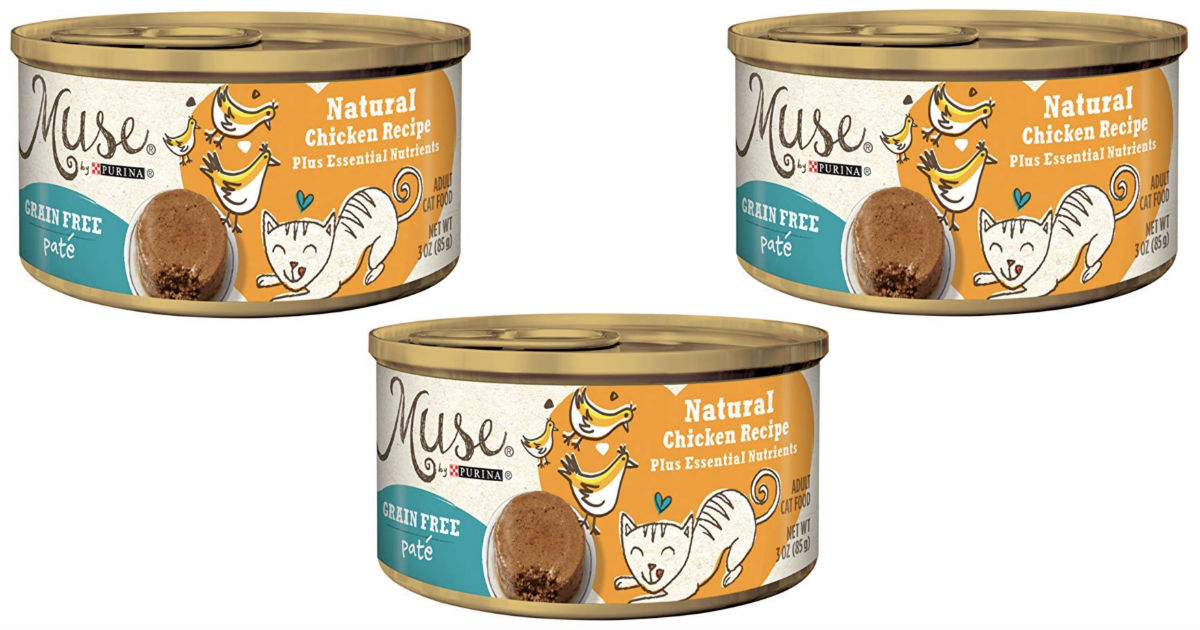 Muse by Purina Grain-Free Cat Food 24-Pack ONLY $11.04 Shipped