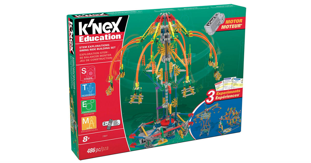 K'NEX Swing Ride Building Set ONLY $19.99 (Reg. $40)