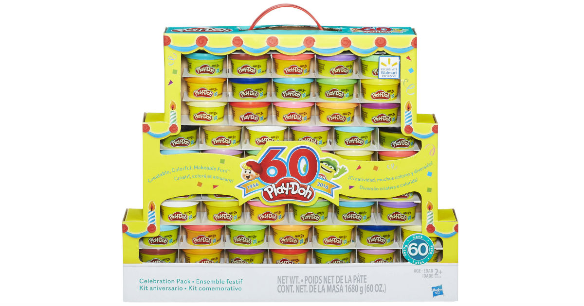 Play-Doh 60th Anniversary 60 Pack ONLY $14.99 (Reg $30)