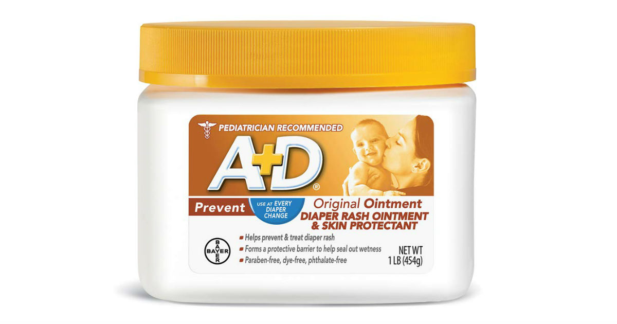 A+D Original Diaper Rash Ointment ONLY $5.42 Shipped