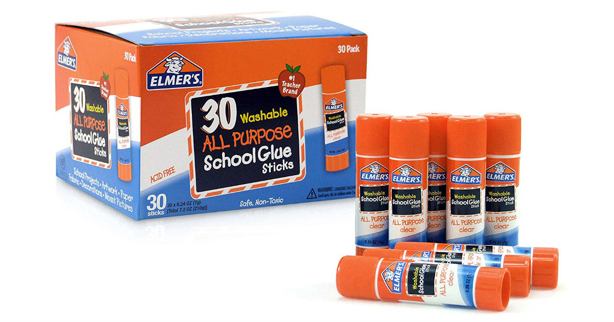 Elmer's Glue Sticks 30-Pack ONLY $8.88 (Reg. $15)