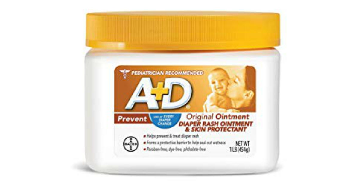 A+D Original Diaper Rash Ointment ONLY $5.42 (Reg. $11)