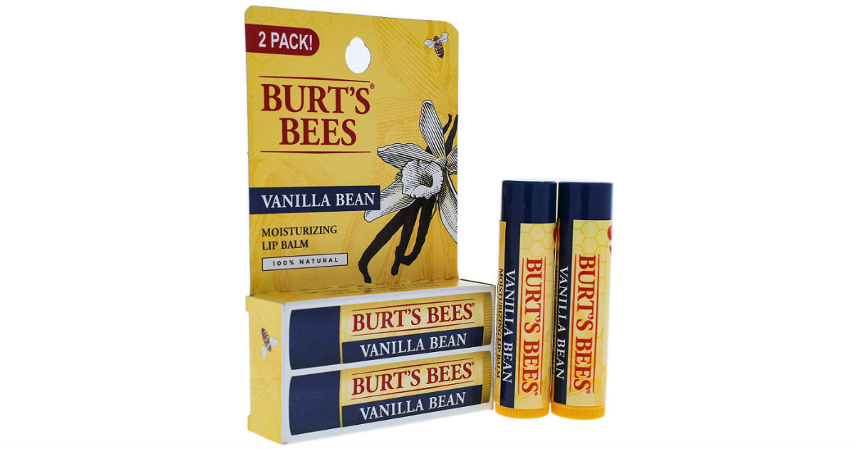 Burt’s Bees Moisturizing Lip Balm 2-Pack Only $3.61 (Reg $5.79)