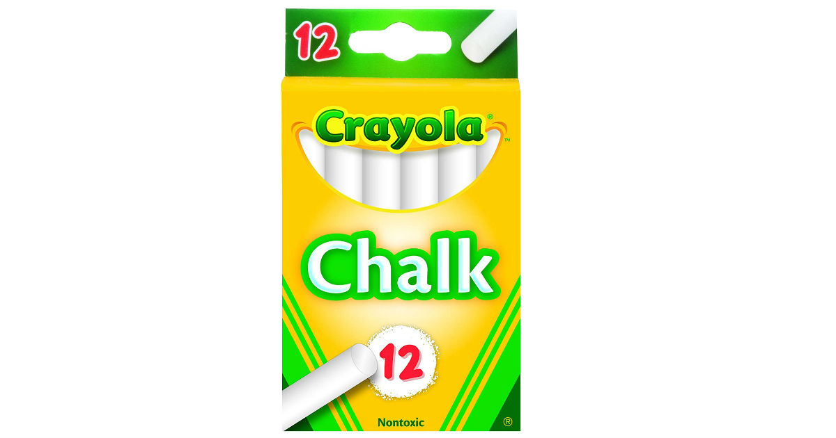 Crayola White Chalk 12-Count ONLY $0.79 (Reg. $2.49)