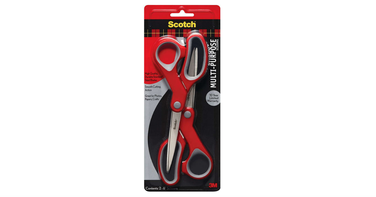 Scotch Multi-Purpose Scissor 2-Pack ONLY $5.88 (Reg. $14)