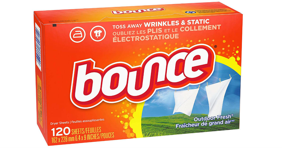 Bounce Fabric Softener Dryer 120-Count ONLY $2.74 (Reg. $4.99)