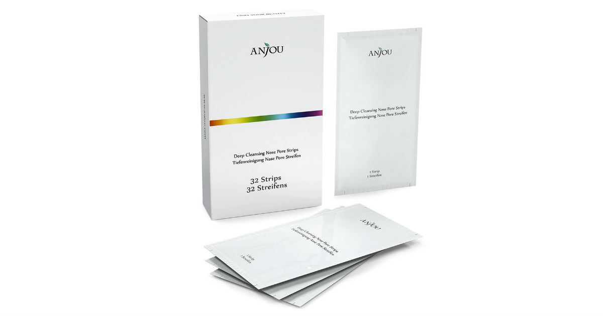 Anjou Blackhead Remover Pore Strips ONLY $9.29 (Reg. $20)