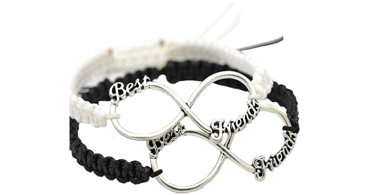 Alloy Best Friends Rope Chain Infinity Bracelets ONLY $4 Shipped