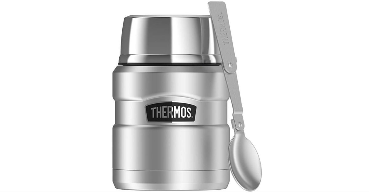 Thermos Stainless Steel Food Jar w/ Spoon ONLY $15.99 (Reg $25)