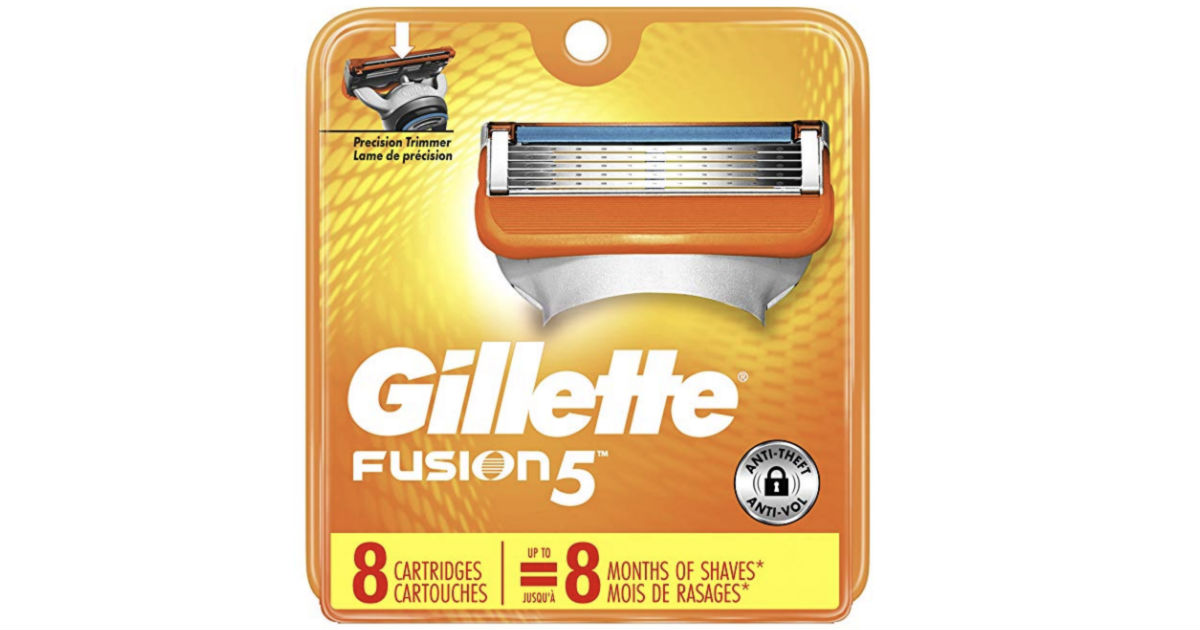 Gillette Fusion5 Men's Razor Blades 8-Refills ONLY $11.99 (Reg $32.51)
