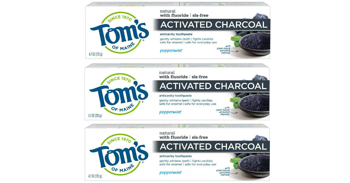 Tom’s of Maine Charcoal Toothpaste $1.97 at Target (Reg $5) 