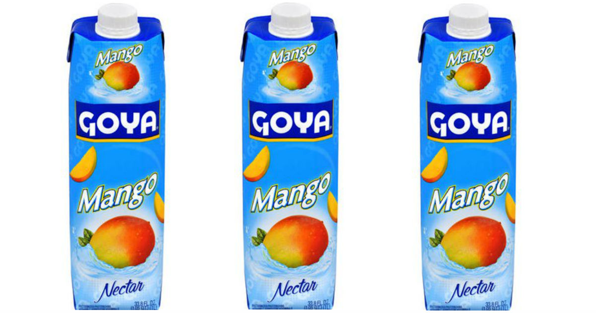 Goya Mango Nectar ONLY $1.86 at Walmart (Reg $2.60)