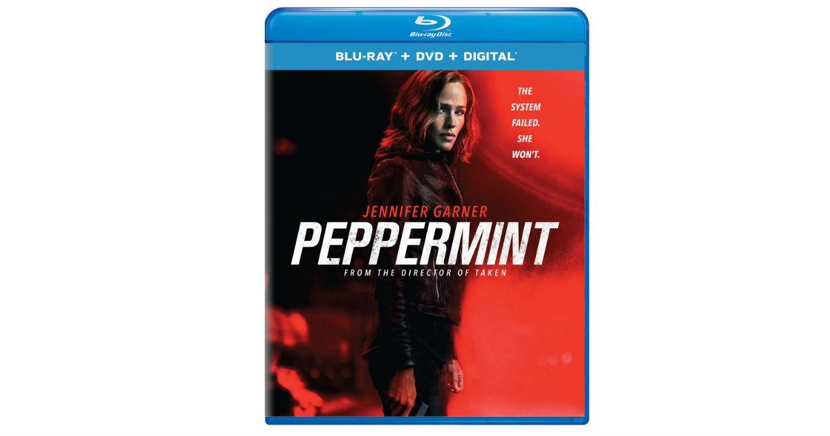 Peppermint on Blu-ray DVD ONLY $9.99 (Reg. $23)