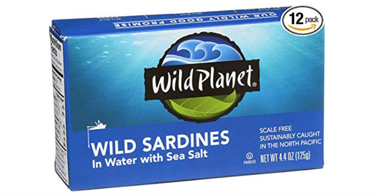 Wild Wild Sardines in Water 12Pk ONLY 17.06 Shipped Daily