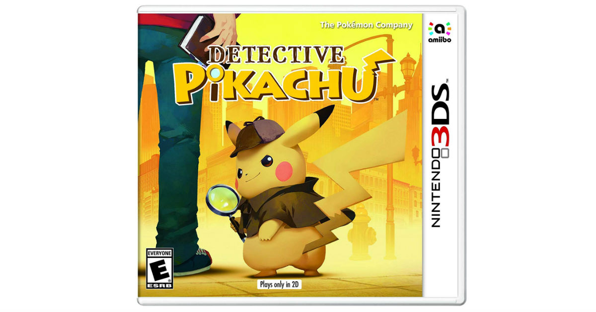 Detective Pikachu Game Nintendo 3DS ONLY $19.97 (Reg. $40)