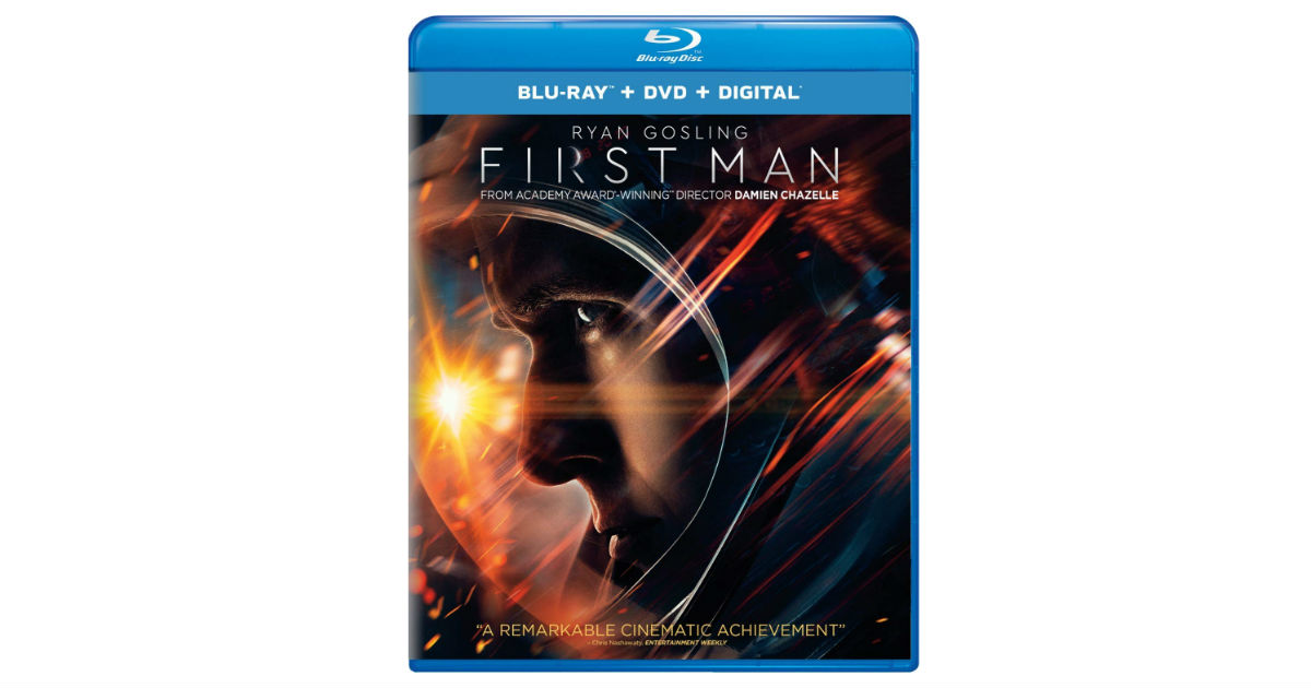First Man on Blu-ray DVD ONLY $9.99 (Reg. $23)