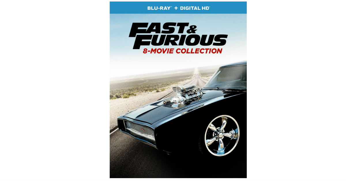 Fast & Furious 8-Movie Collection Box Set ONLY $29.99 (Reg. $70)