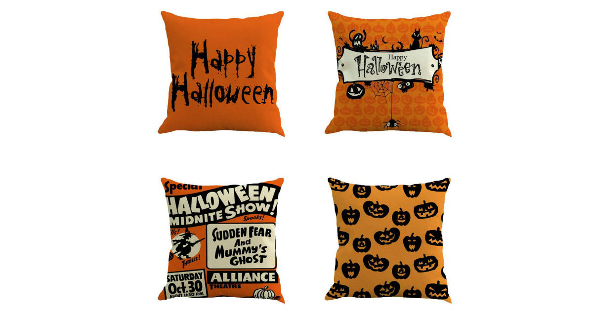 Happy Halloween Pillow Covers ONLY $2.37 Each on Amazon